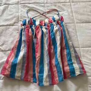 Buddy Love 100% Linen Ruffle Top